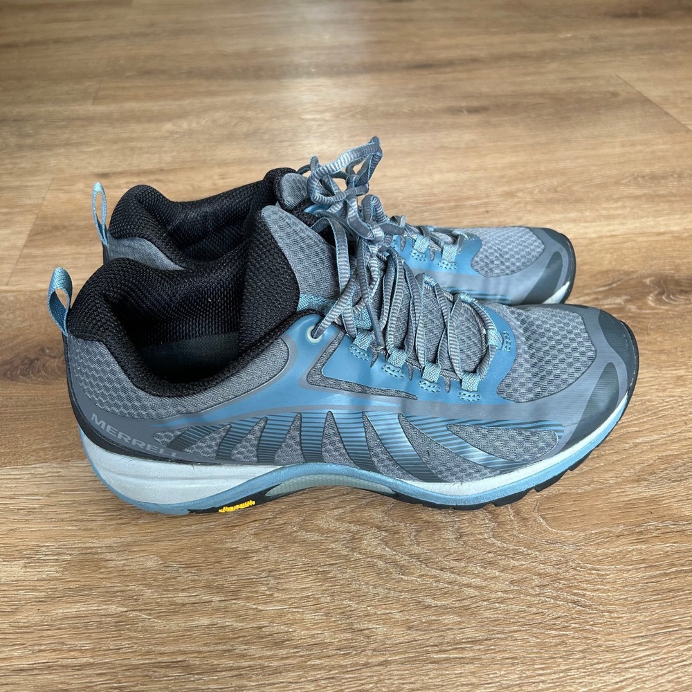 Merrell Siren Edge 3 Womens Hiking Shoes Blue Grey J034434 Size 10